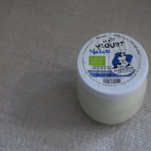 yaourt nature du local en bocal